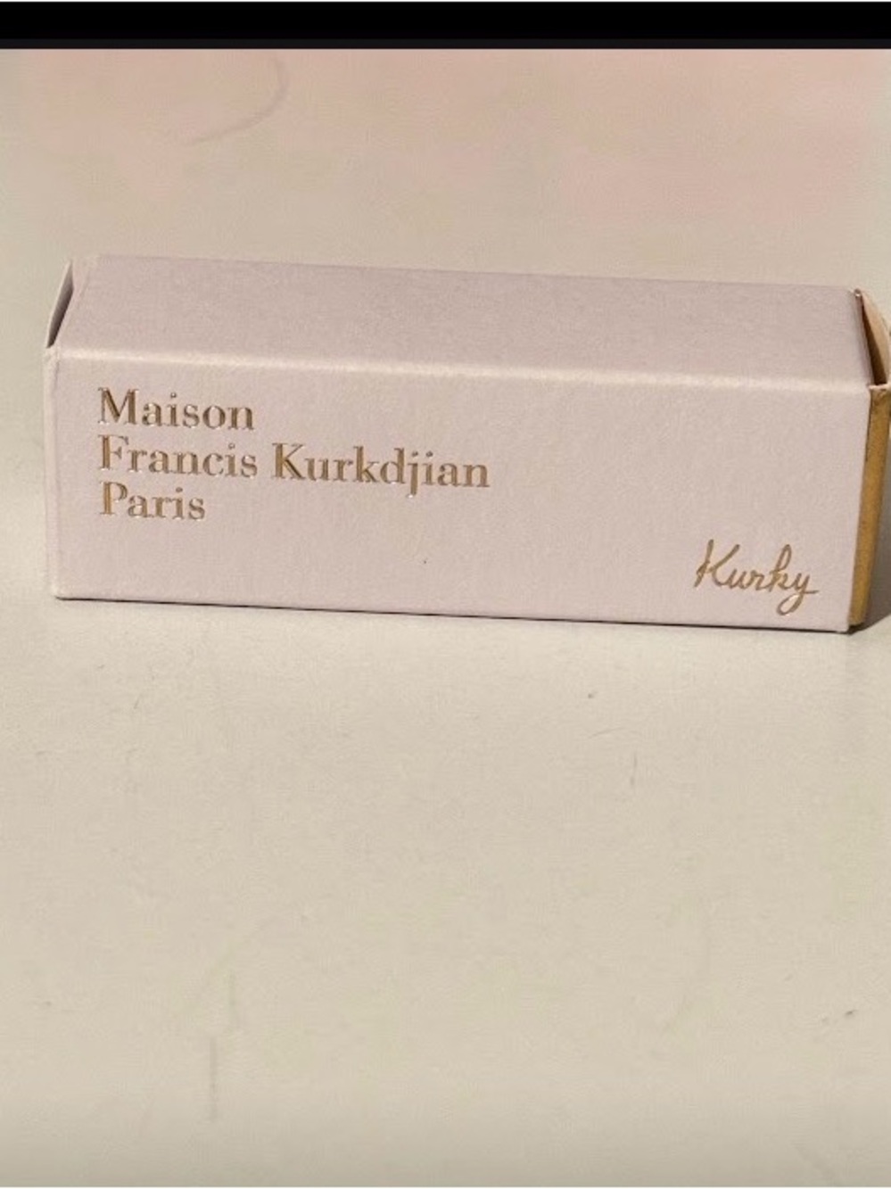 Maison Francis Kurkdjian Box with Gold Accents 5ml 0.17 Fl oz Eau De Parfum